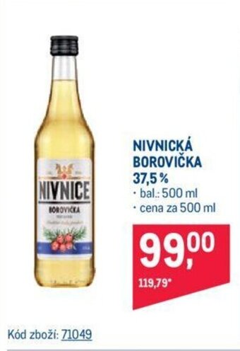 Makro NIVNICKÁ BOROVIČKA 37,5% nabídka