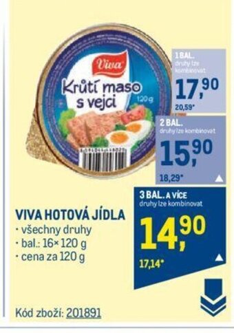 Makro VIVA HOTOVÁ JÍDLA nabídka