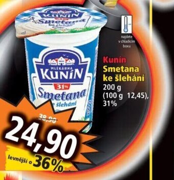 Norma Kunin Smetana ke šlehání nabídka