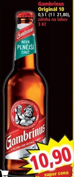 Norma Gambrinus Originál 10 nabídka