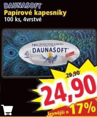 Norma DAUNASOFT Papírové kapesníky nabídka