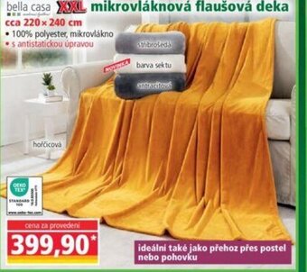 Norma mikrovláknová flaušová deka nabídka