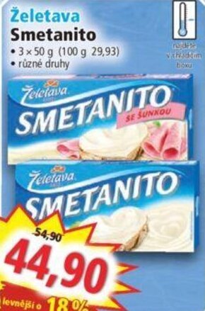 Norma Želetava Smetanito nabídka