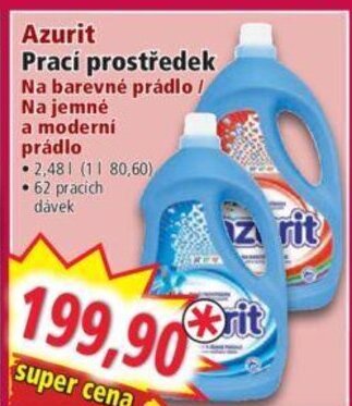 Norma Azurit Prací prostředek nabídka