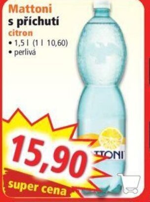 Norma Mattoni s příchutí citron nabídka