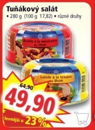 Norma Tuňákový salát nabídka