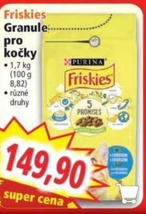 Norma Friskies Granule pro kočky nabídka