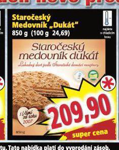 Norma Staročeský medovník nabídka