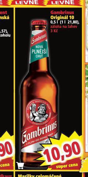 Norma Pivo gambrinus nabídka