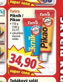 Norma Tatra piknik nabídka