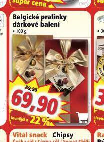Norma Belgické pralinky nabídka