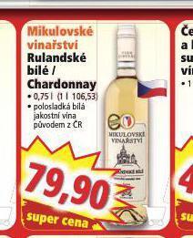 Norma Chardonnay nabídka
