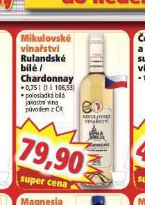 Norma Rulandské bílé nabídka