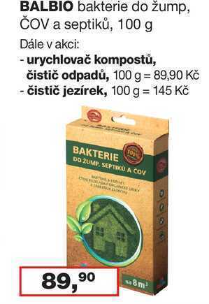 Ráj drogerie Balbio bakterie do žump, čov a septiků, 100 g nabídka