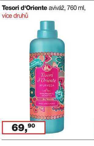 Ráj drogerie Tesori d'oriente aviváž, 760 ml nabídka