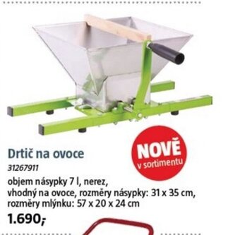 Bauhaus Drtič na ovoce nabídka