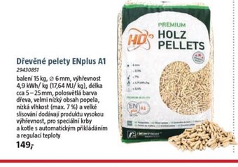 Dřevěné pelety ENplus A1