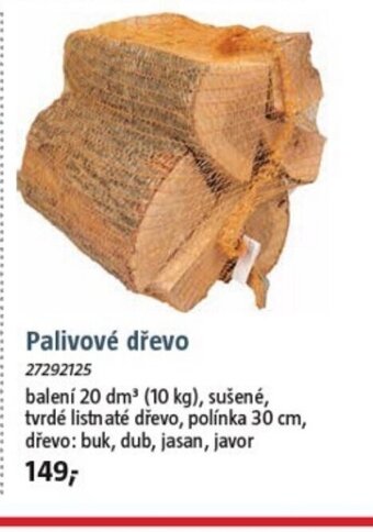 Bauhaus Palivové dřevo nabídka