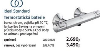 Bauhaus Termostatická baterie nabídka