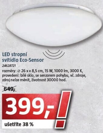 Bauhaus LED stropní svítidlo Eco-Sensor nabídka
