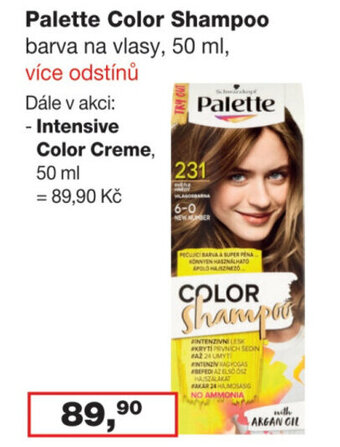 Ráj drogerie Palette Color Shampoo nabídka