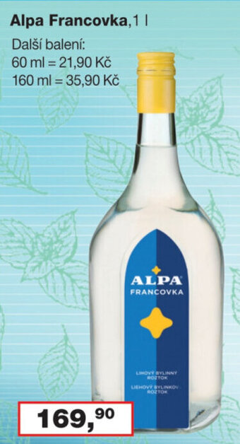 Ráj drogerie Alpa Francovka nabídka