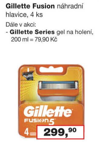 Ráj drogerie Gillette Fusion nabídka