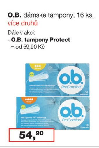 Ráj drogerie O.B. nabídka