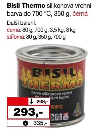 Barvy a laky drogerie Bisil Thermo nabídka