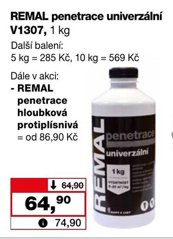 Barvy a laky drogerie REMAL penetrace univerzální V1307, nabídka