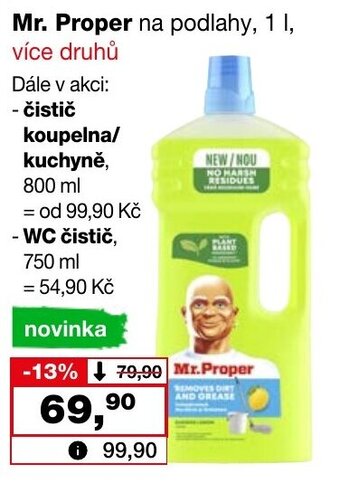 Barvy a laky drogerie Mr. Proper nabídka