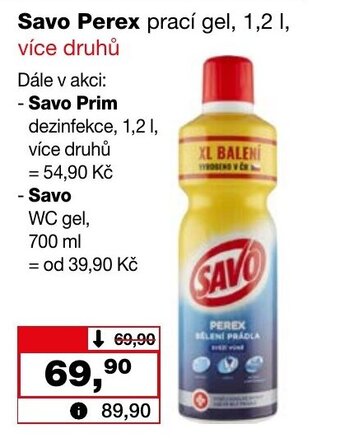 Barvy a laky drogerie Savo Perex nabídka