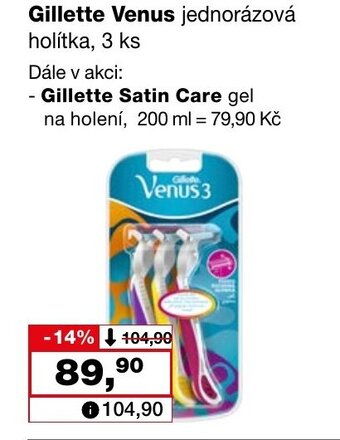 Barvy a laky drogerie Gillette Venus nabídka