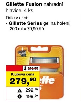 Barvy a laky drogerie Gillette Fusion nabídka