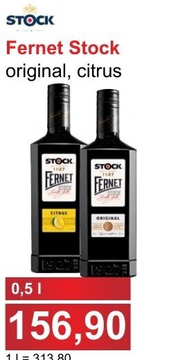 PLUS JIP Fernet Stock nabídka