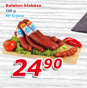 ESO MARKET Balaton klobása nabídka