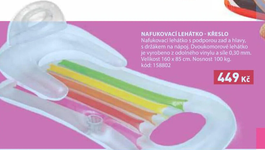Wiky NAFUKOVACÍ LEHÁTKO - KŘESLO nabídka