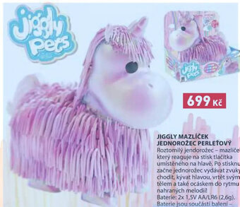 Wiky JIGGLY MAZLÍČEK JEDNOROŽEC PERLEŤOVÝ nabídka