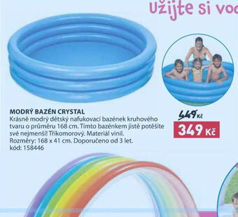 Wiky MODRÝ BAZÉN CRYSTAL nabídka