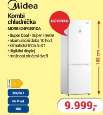 Planeo Elektro Kombi chladnička MDRB424FGE010A nabídka