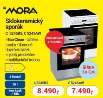 Planeo Elektro MORA Sklokeramický sporák nabídka