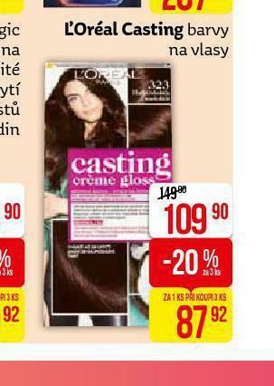Teta Loreal casting barva na vlasy nabídka