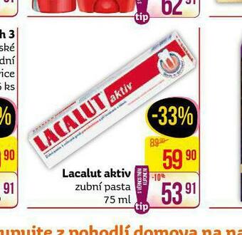 Teta Lacalut aktiv zubní pasta nabídka