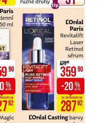 Teta Loreal paris revitalift laser retion sérum nabídka