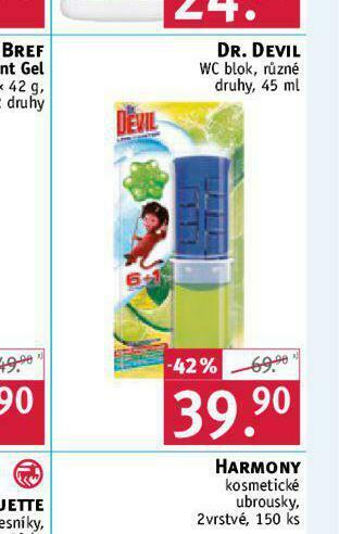 Rossmann Dr. devil wc blok nabídka