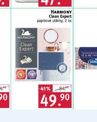 Rossmann Harmony papírové utěrky nabídka