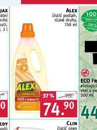 Rossmann Alex čistič podlah nabídka