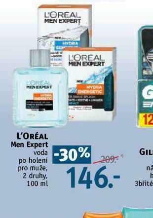 Rossmann Loreal men expert voda po holení nabídka