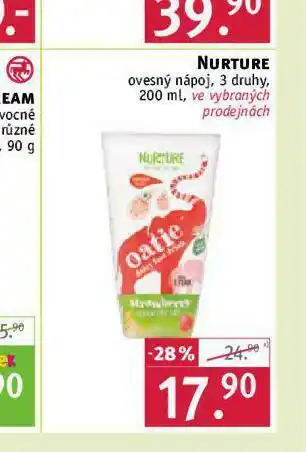 Rossmann Nurture ovocný nápoj nabídka