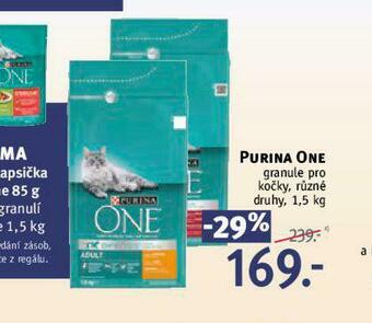Rossmann Purina one granule pro kočky nabídka
